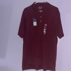 Maroon Large Croft&Barrow never worn shirt